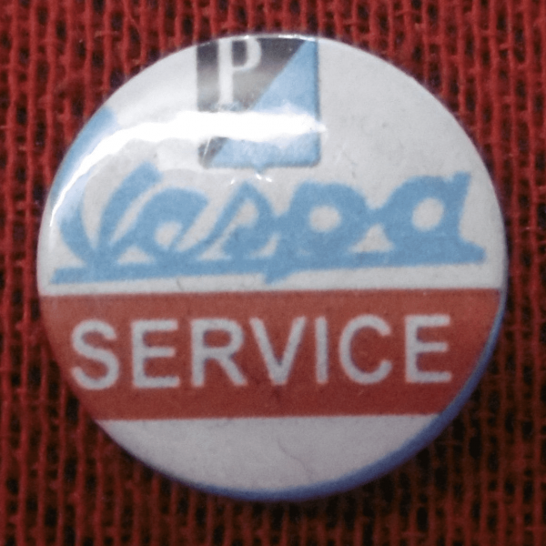 Vespa Service Badge